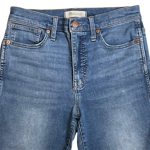 MADEWELL High-Rise Straight Leg Stovepipe Jeans - Size 26 - Picture 3 of 9